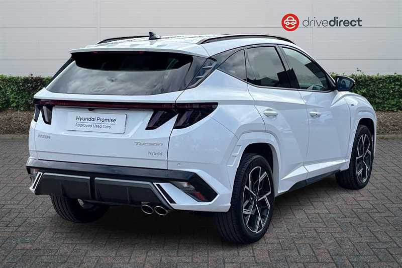 Hyundai Tucson 1.6 T-gdi N Line Suv Hybrid Euro 6 YY26MTE White #3