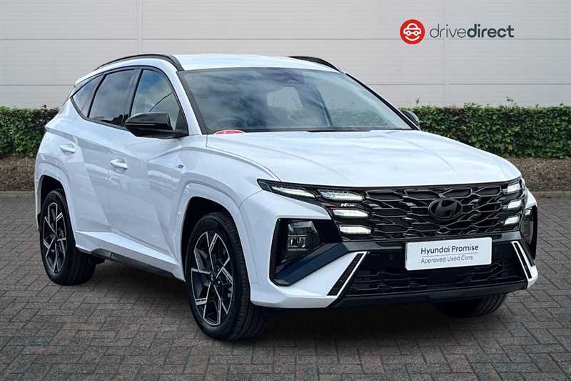 Hyundai Tucson 1.6 T-gdi N Line Suv Hybrid Euro 6 White