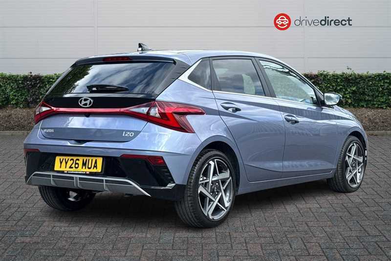 Hyundai I20 1.0 T-gdi Tech Line Hatchback Dct Euro YY26MUA Blue #3