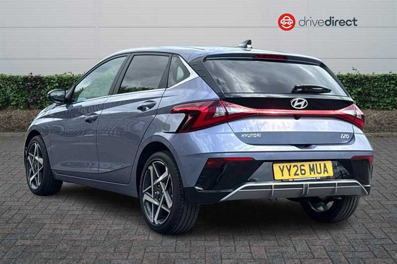 Hyundai I20 1.0 T-gdi Tech Line Hatchback Dct Euro YY26MUA Blue #5