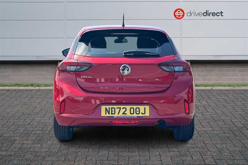 Vauxhall Corsa 1.2 Turbo Design Hatchback Euro 6 ND72OOJ Red #4