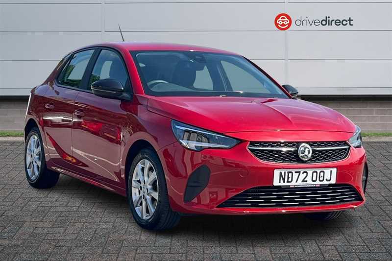 Vauxhall Corsa 1.2 Turbo Design Hatchback Euro 6 Red