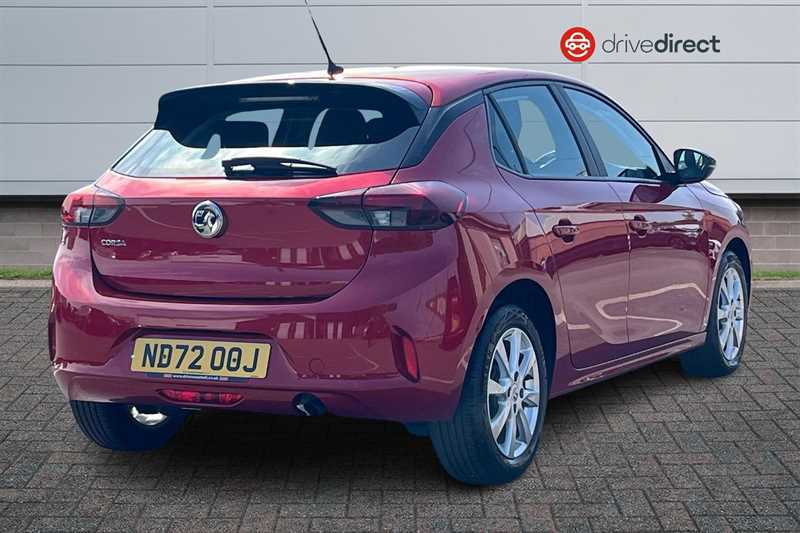 Vauxhall Corsa 1.2 Turbo Design Hatchback Euro 6 ND72OOJ Red #3