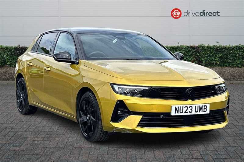 Vauxhall Astra 1.2 Turbo Gs Hatchback Euro 6 S Yellow