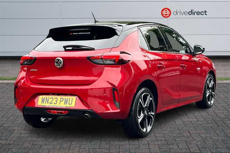 Vauxhall Corsa 1.2 Turbo Ultimate Hatchback Eur WN23PWU Red #3