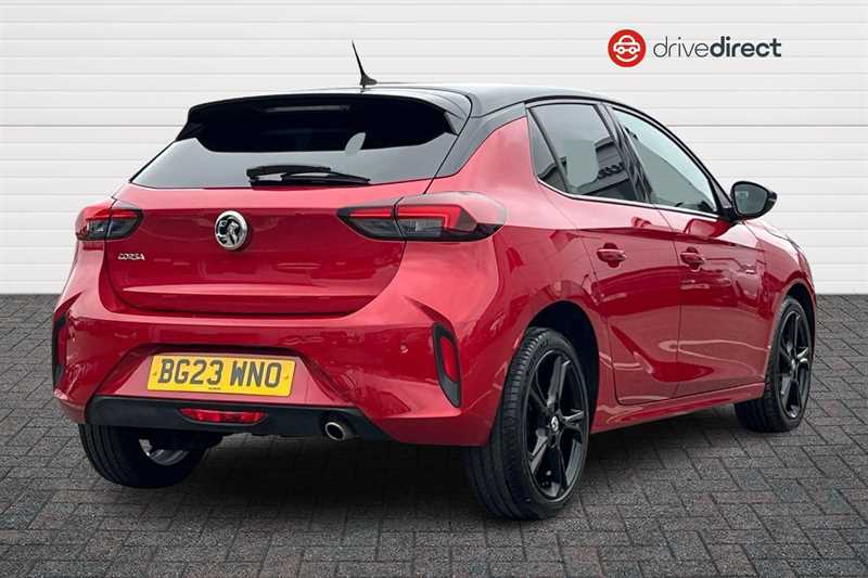 Vauxhall Corsa 1.2 Turbo Gs Hatchback Euro 6 S BG23WNO Red #3