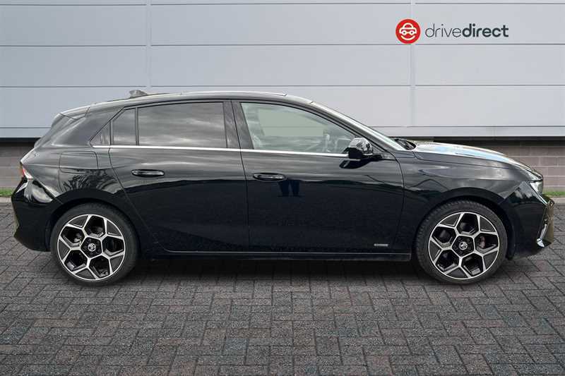 Vauxhall Astra 1.5 Turbo D Ultimate Hatchback Eur YE23EKW Black #2
