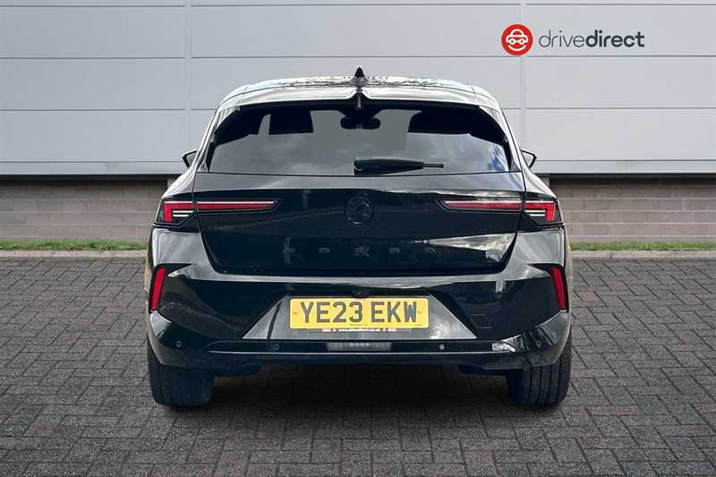Vauxhall Astra 1.5 Turbo D Ultimate Hatchback Eur YE23EKW Black #4