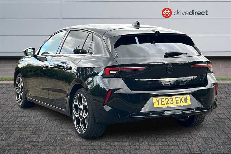 Vauxhall Astra 1.5 Turbo D Ultimate Hatchback Eur YE23EKW Black #5
