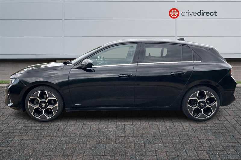 Vauxhall Astra 1.5 Turbo D Ultimate Hatchback Eur YE23EKW Black #6