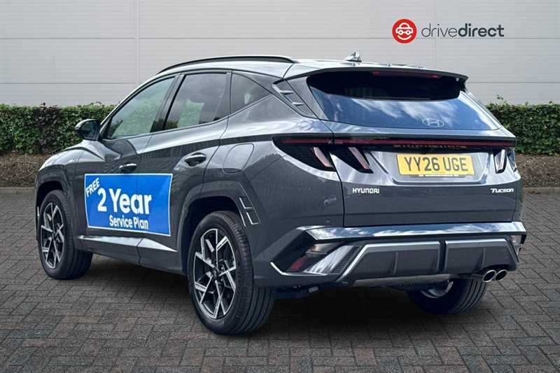 Hyundai Tucson 1.6 T-gdi N Line Suv Dct Euro 6 Ss YY26UGE Grey #5