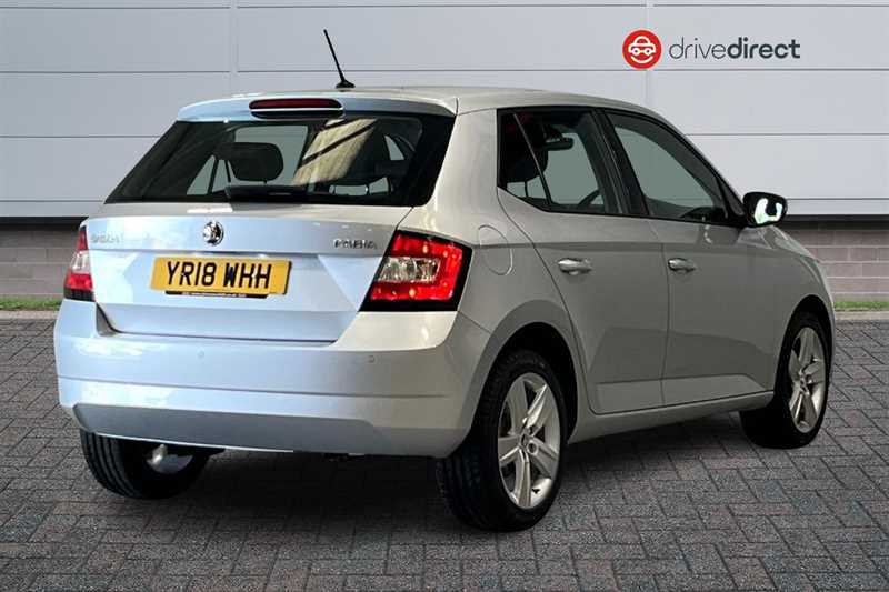Skoda Fabia 1.0 Se L Hatchback Euro 6 Ss YR18WHH Silver #2