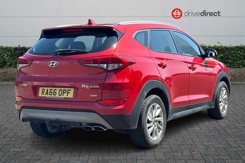 Hyundai Tucson 2.0 Crdi Se Nav Suv 4Wd Euro 6 13 Red #3