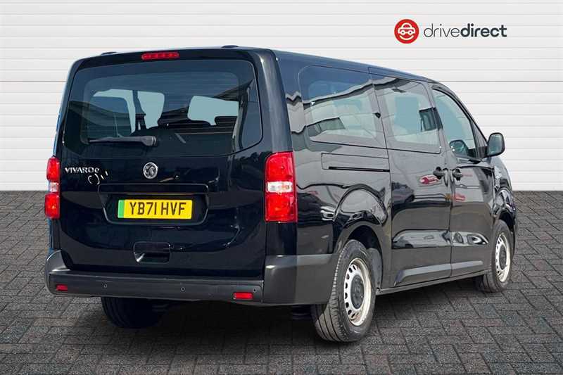 Vauxhall Vivaro 50Kwh Combi Mpv Lwb 9 Seat, 11K YB71HVF Black #3
