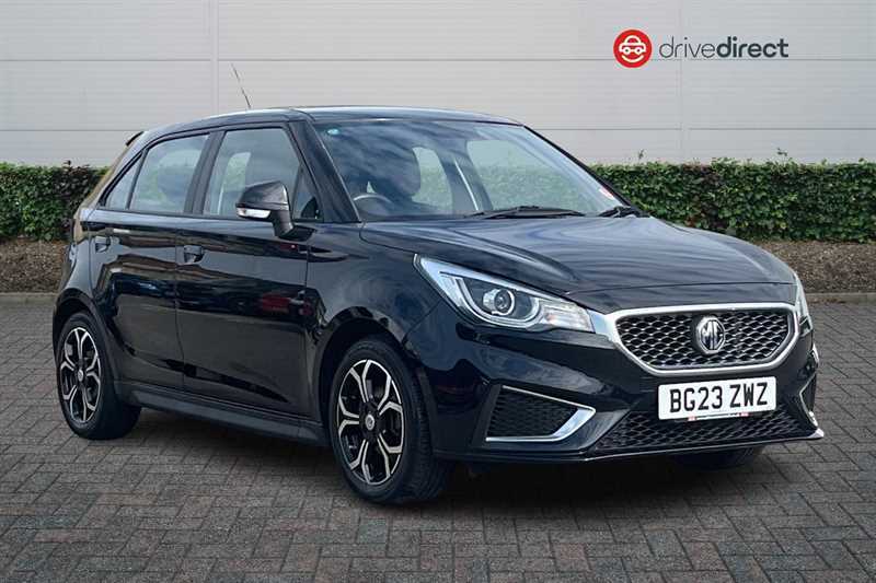 MG MG3 1.5 Vti-tech Exclusive Nav Hatchback Ma Black