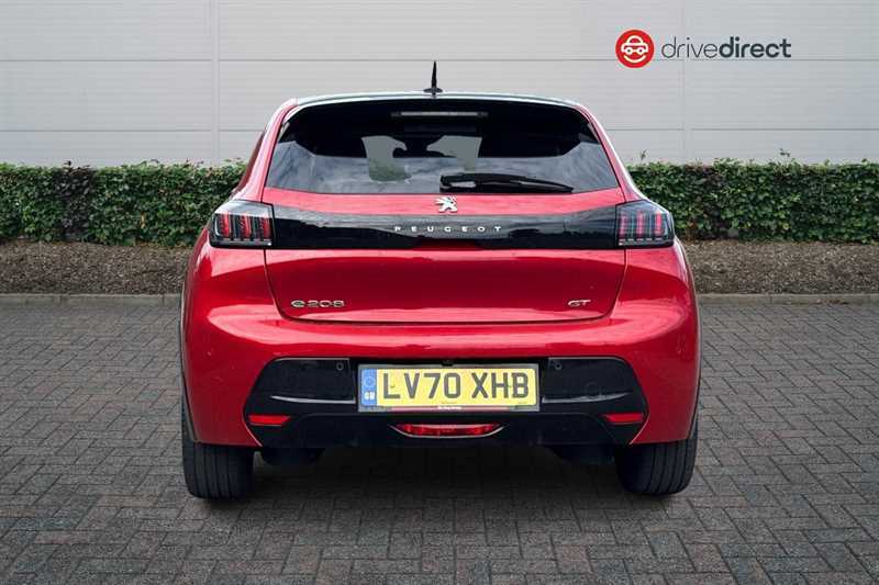 Peugeot e-208 50Kwh Gt Hatchback 136 Ps LV70XHB Red #4