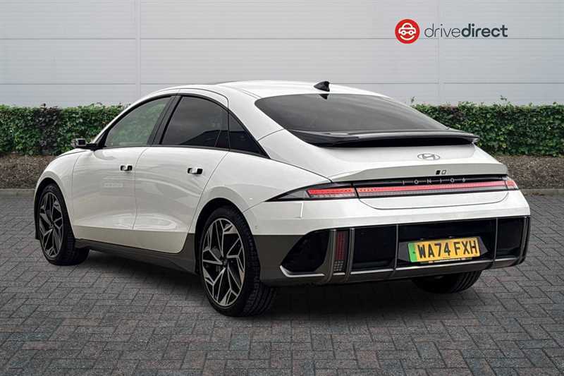 Hyundai Ioniq 6 77.4Kwh Ultimate Saloon 228 Ps WA74FXH White #5