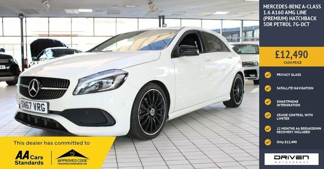Mercedes-Benz A Class 1.6 A160 Amg Line Premium Hatchback 7 White