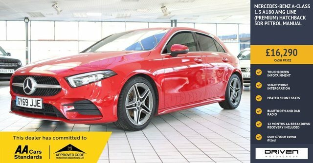 Mercedes-Benz A Class 1.3 A180 Amg Line Premium Hatchback M Red