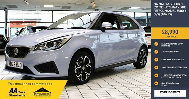 MG MG3 1.5 Vti-tech Excite Hatchback Eu Silver