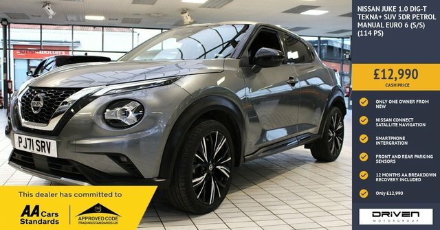 Nissan Juke 1.0 Dig-t Tekna Suv Euro 6 S S Grey