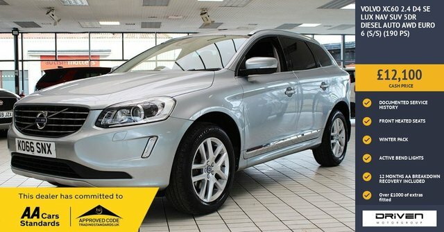 Volvo XC60 2.4 D4 Se Lux Nav Suv Awd Euro 6 Silver