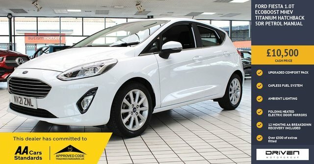 Ford Fiesta 1.0T Ecoboost Mhev Titanium Hatchback M White