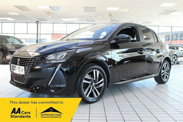 Peugeot 208 1.2 Puretech Active Premium Hatchback BD72MOV Black #2