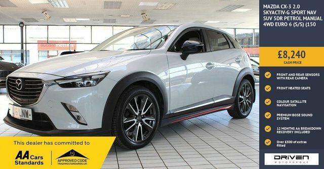 Mazda CX-3 2.0 Skyactiv-g Sport Nav Suv 4Wd Silver