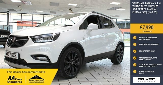 Vauxhall Mokka X 1.4I Turbo Elite Nav Suv Euro 6 White