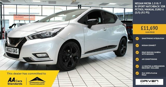 Nissan Micra 1.0 Ig-t N-sport Hatchback Euro Silver