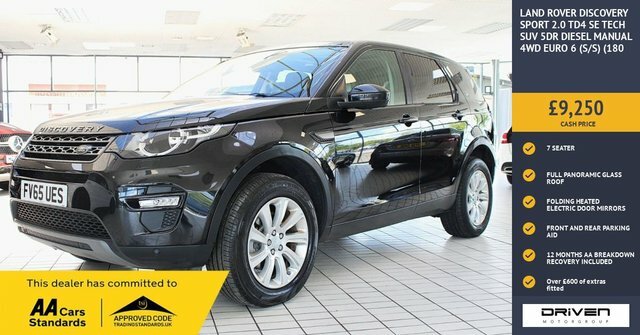 Land Rover Discovery Sport 2.0 Td4 Se Tech Suv 4Wd Euro 6 Black