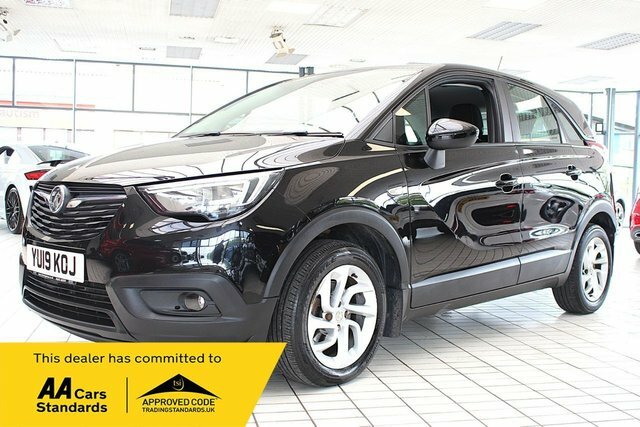Vauxhall Crossland X 1.2 Turbo Ecotec Gpf Se Suv Euro YU19KOJ Black #2
