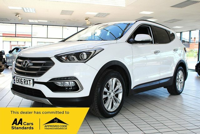 Hyundai Santa Fe 2.2 Crdi Blue Drive Premium Suv 4W EK16RXT White #2