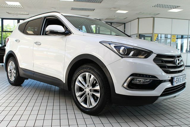 Hyundai Santa Fe 2.2 Crdi Blue Drive Premium Suv 4W EK16RXT White #6