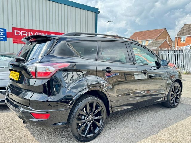 Ford Kuga 2.0 Tdci Ecoblue St-line Suv Awd YP67KXN Black #4