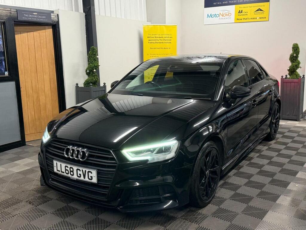Audi A3 Saloon 1.0 Tfsi 30 Black Edition S Tronic Euro 6 LL68GVG Black #2