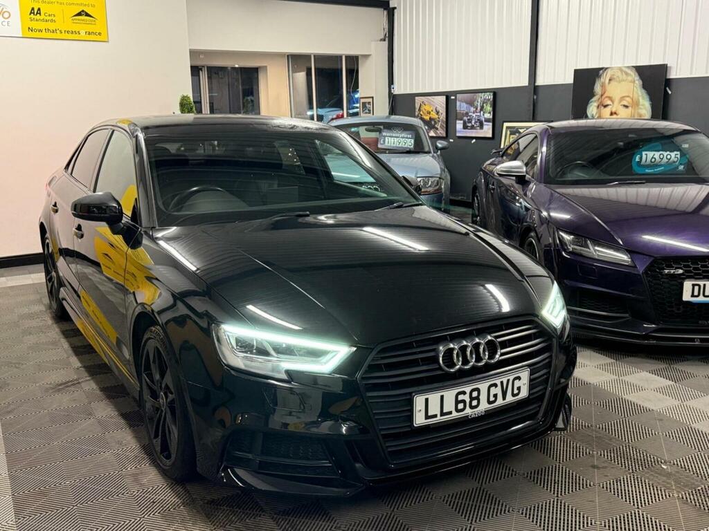 Audi A3 Saloon 1.0 Tfsi 30 Black Edition S Tronic Euro 6 LL68GVG Black #6