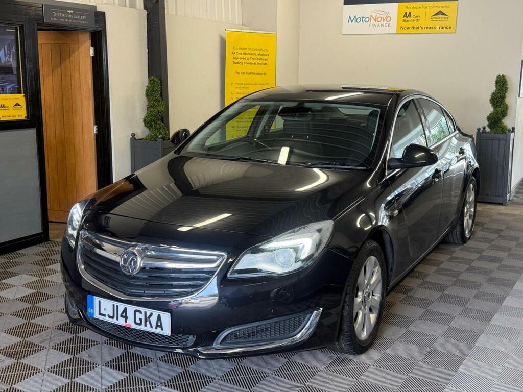 Vauxhall Insignia Saloon 2.0 Cdti Ecoflex Tech Line Euro 5 Ss LJ14GKA Black #2