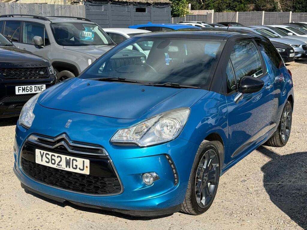 Citroen DS3 Hatchback 1.6 E-hdi Airdream Dstyle Plus Euro 5 S YS62WGJ Blue #2