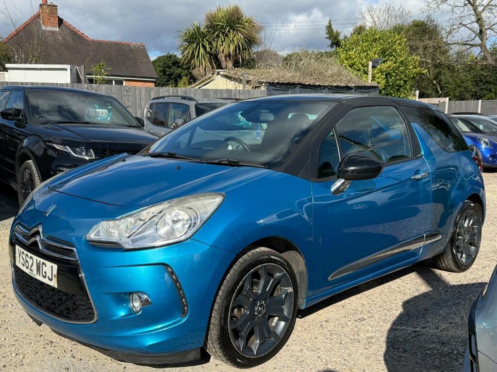 Citroen DS3 Hatchback 1.6 E-hdi Airdream Dstyle Plus Euro 5 S YS62WGJ Blue #3