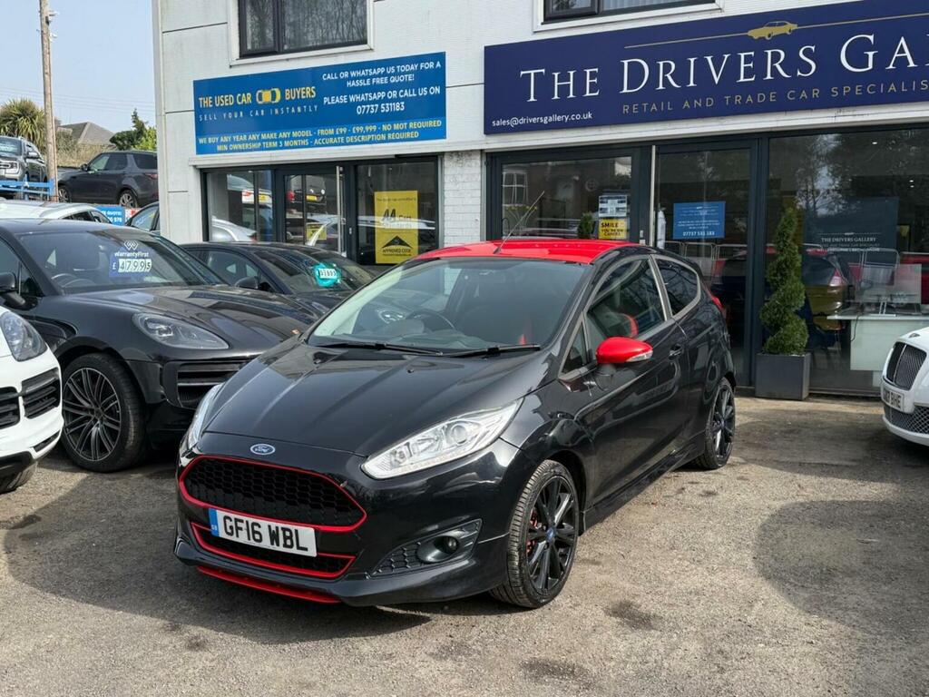 Ford Fiesta Hatchback 1.0T Ecoboost Zetec S Euro 6 Ss Black
