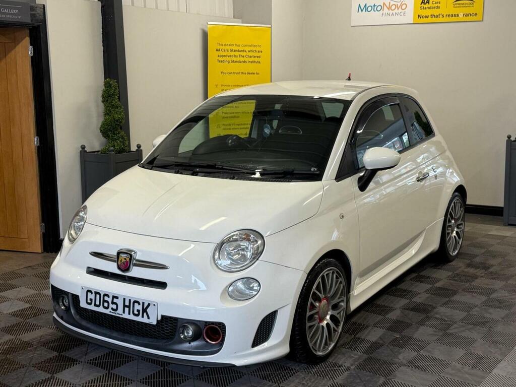 Abarth 595 Hatchback 1.4 T-jet Turismo Euro 6 201565 GD65HGK White #3
