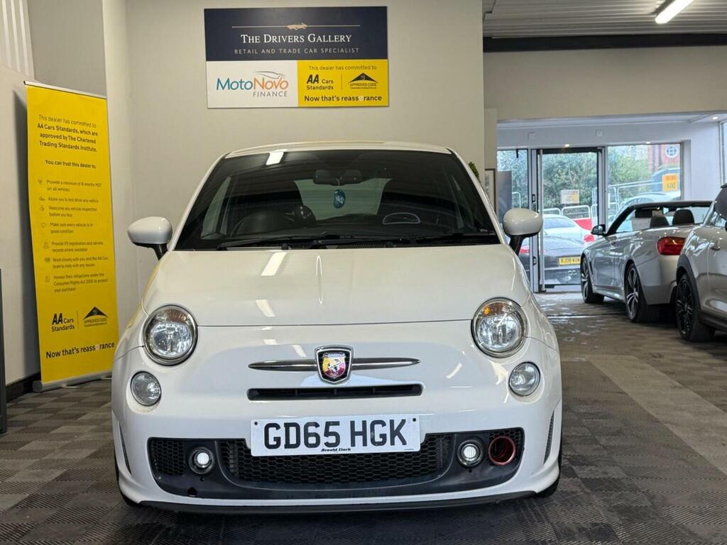 Abarth 595 Hatchback 1.4 T-jet Turismo Euro 6 201565 GD65HGK White #5