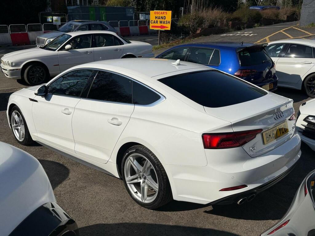 Audi A5 Hatchback 2.0 Tdi Ultra S Line Sportback S Tronic BK67YLO White #3