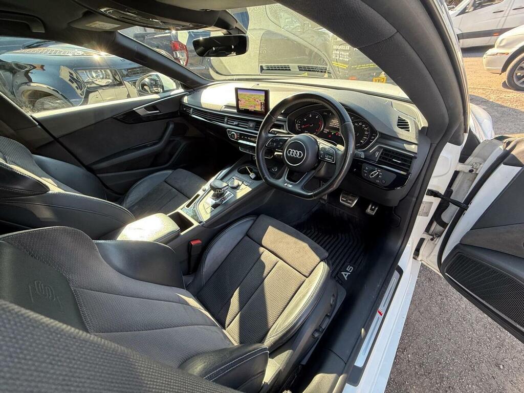 Audi A5 Hatchback 2.0 Tdi Ultra S Line Sportback S Tronic BK67YLO White #4