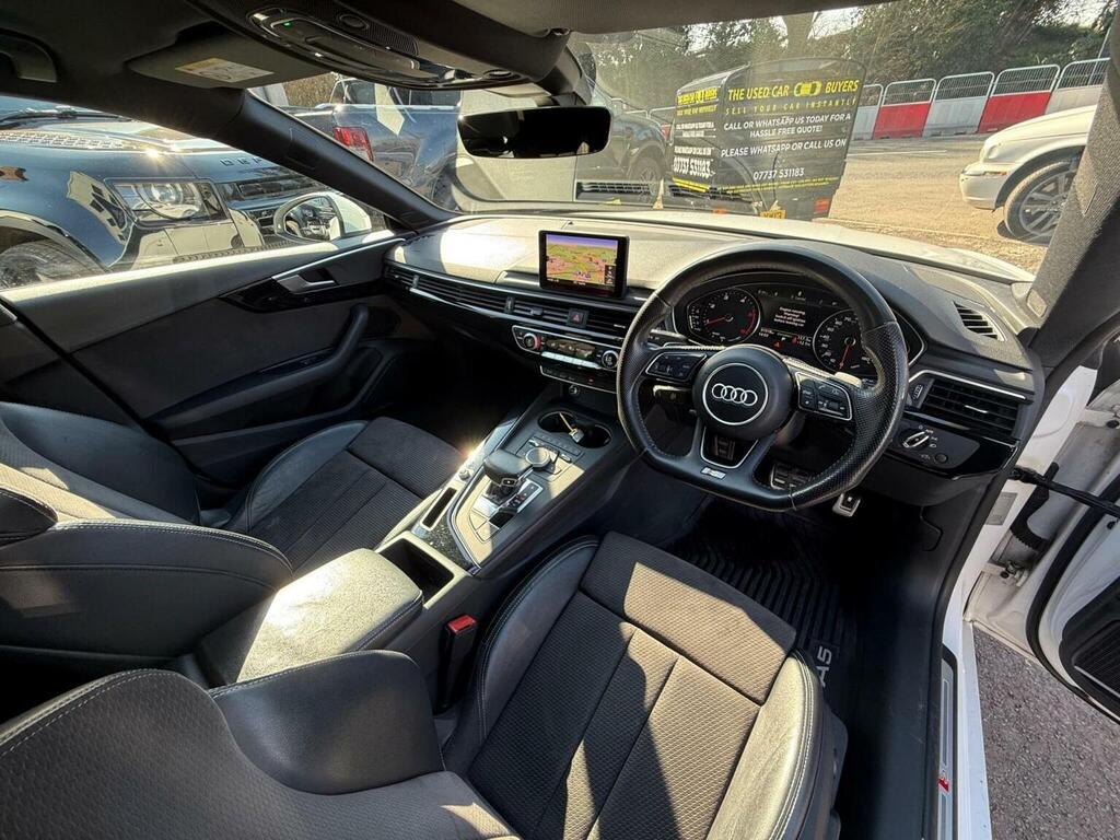 Audi A5 Hatchback 2.0 Tdi Ultra S Line Sportback S Tronic BK67YLO White #5