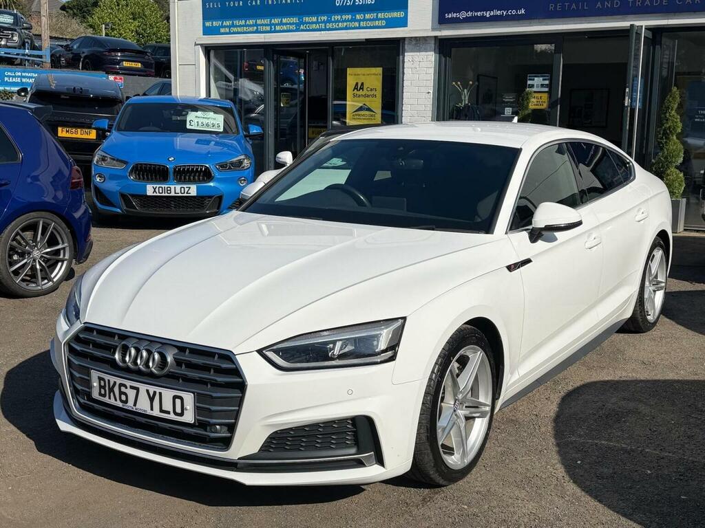 Audi A5 Hatchback 2.0 Tdi Ultra S Line Sportback S Tronic BK67YLO White #2