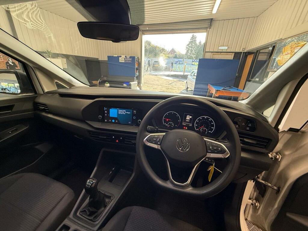 Volkswagen Caddy Panel Van 2.0 Tdi C20 Commerce Swb Euro 6 Ss BG71XZZ White #6