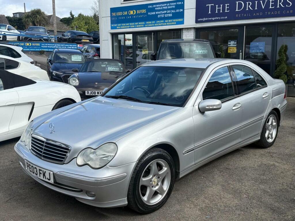 Mercedes-Benz C Class Saloon 1.8 C200 Kompressor Avantgarde 200303 Silver #3